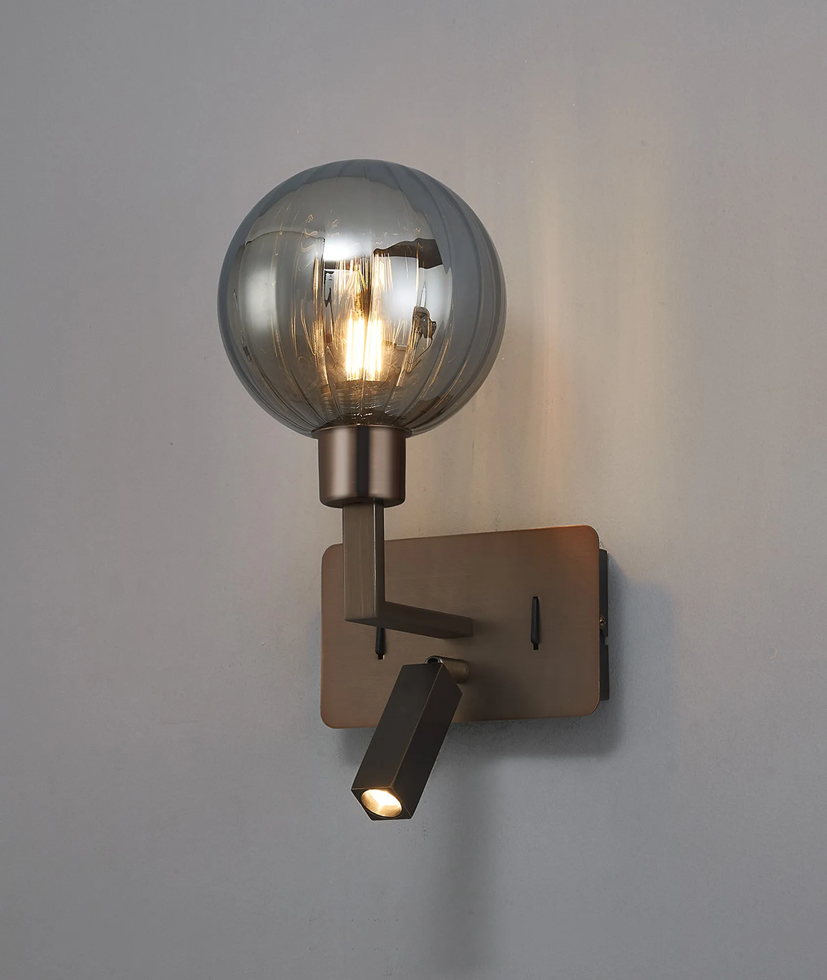 Baxter Matt Bronze Wall Lights Deco Reading Lights